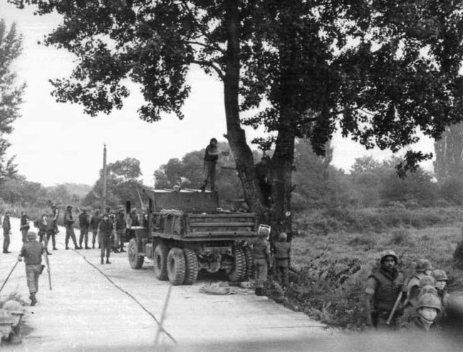 Members_of_2nd_Engineer_Battalion_begin_to_cut_down_the_tree