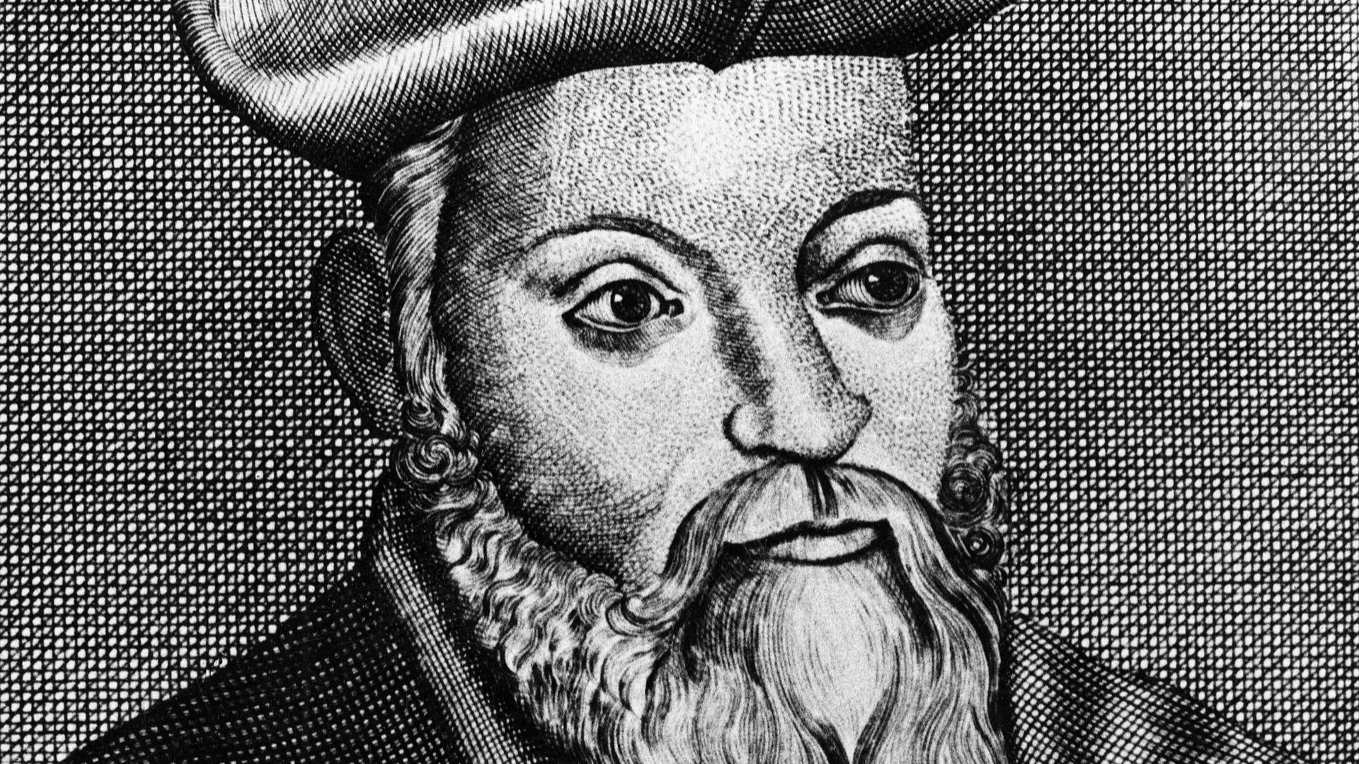 Nostradamus portrait Canva
